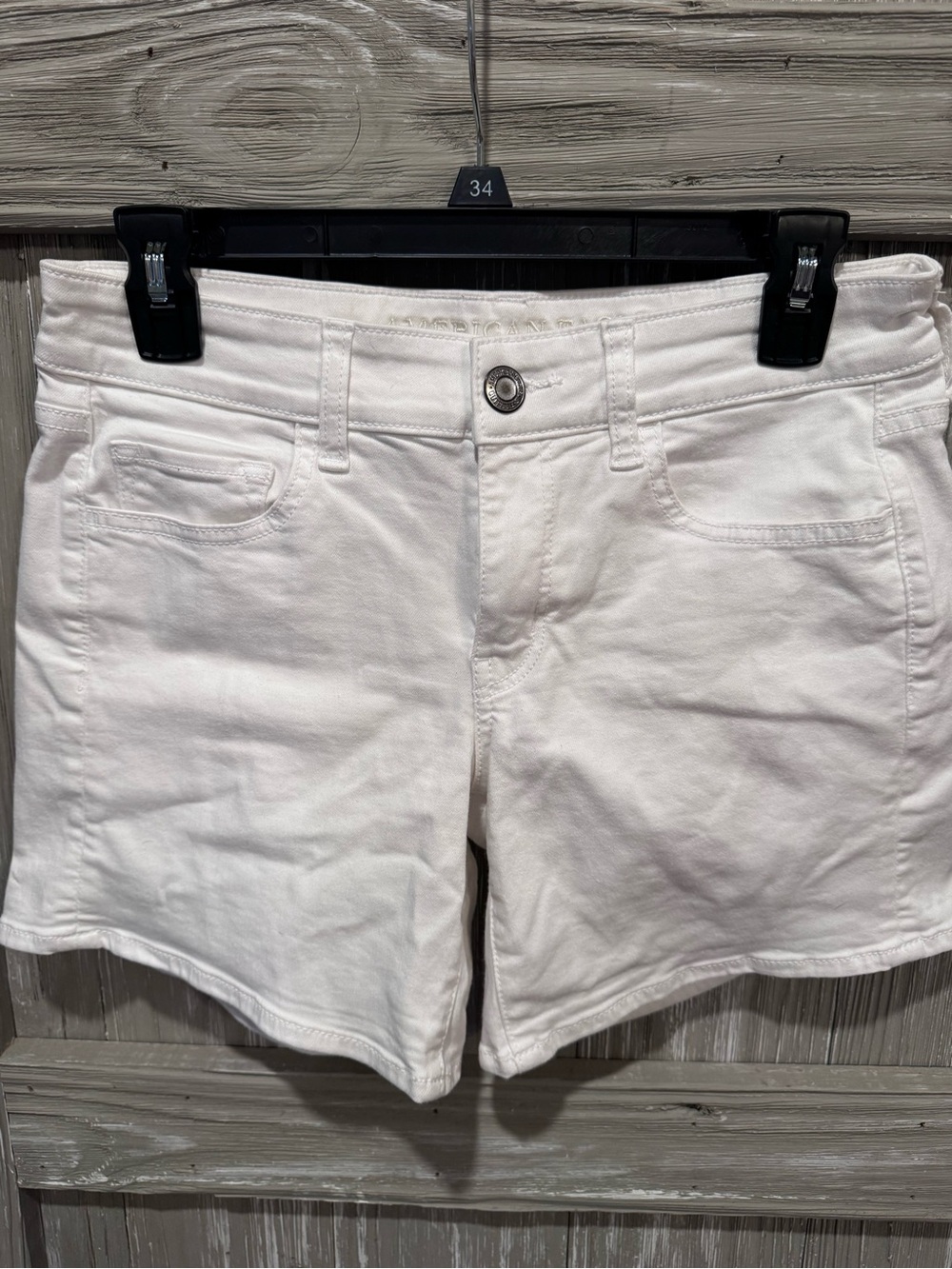 American Eagle Outfitters White Denim Shorts